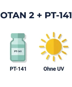 Sommer-Bräune & Libido Peptid-Paket – Melanotan 2 + PT-141 (8 Wochen)
