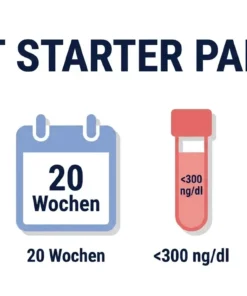 TRT Starter Paket (20 Wochen) – Testosteronersatztherapie für Männer 40+