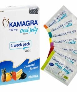 Kamagra Orall Jelly 100mg (7 Tage / 7 Geschmäcker Packung)